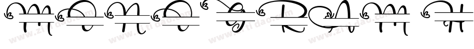 MONOGRAM H字体转换